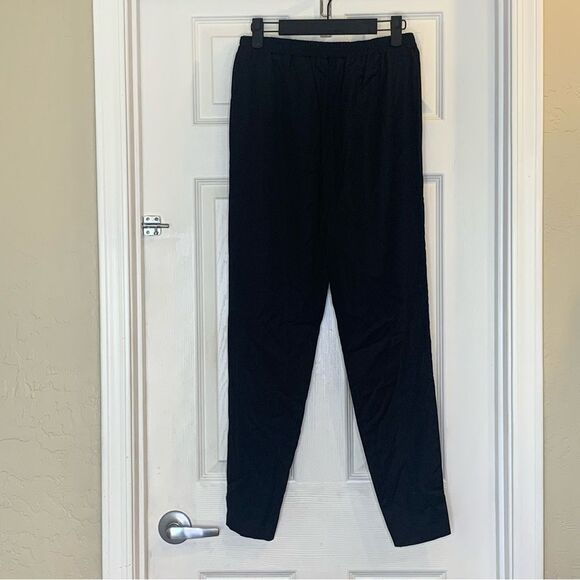 Love Moschino Black Pants Heart Logo Ankle Zippers Size 4 - Picture 2 of 14